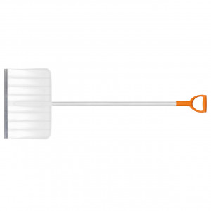 Impingator zapada Fiskars SnowXpert Pusher alb
